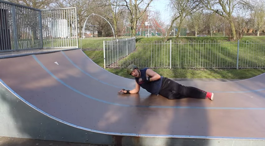 How to Fall from a skateboard safely